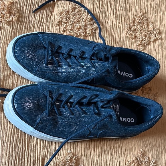 Converse Shoes - Converse Shimmering gun metal black Sneakers